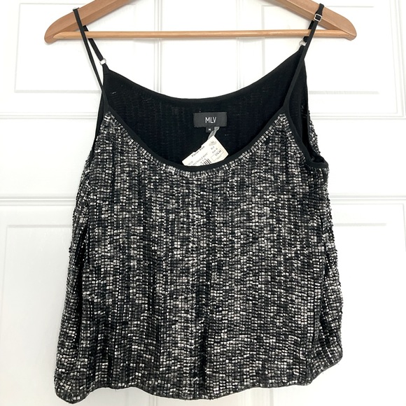 NWT MLV Ozzy sequin crop top - Picture 2 of 5